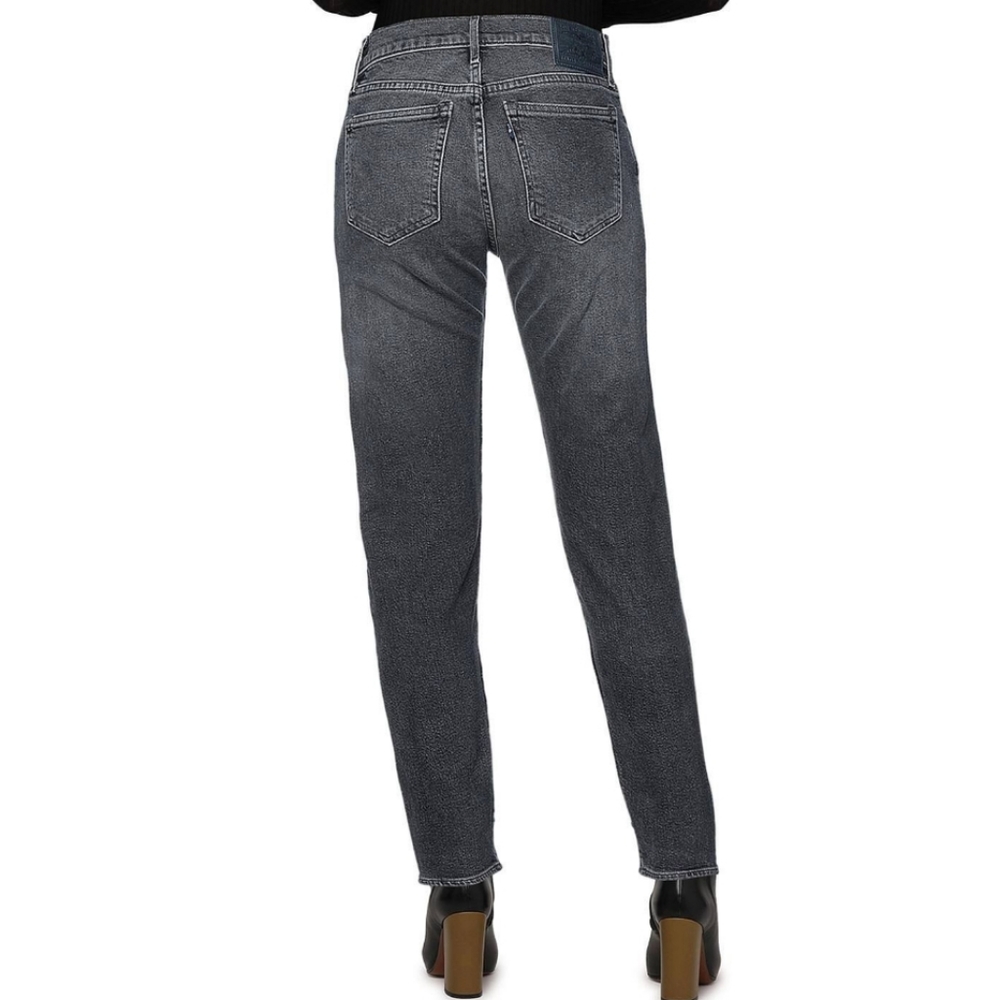 Levi's Made & Crafted Cigarette Slim Mid Rise Cropped Ankle Jeans Size 2… - Picture 13 of 14